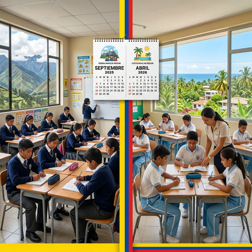 Régimen Sierra-Amazonía vs. Costa-Galápagos: Entendiendo los ciclos y calendarios escolares